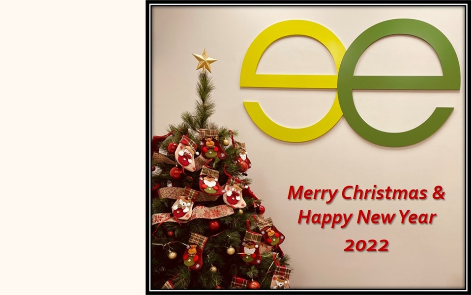 Christmas tree with Enantia's logo